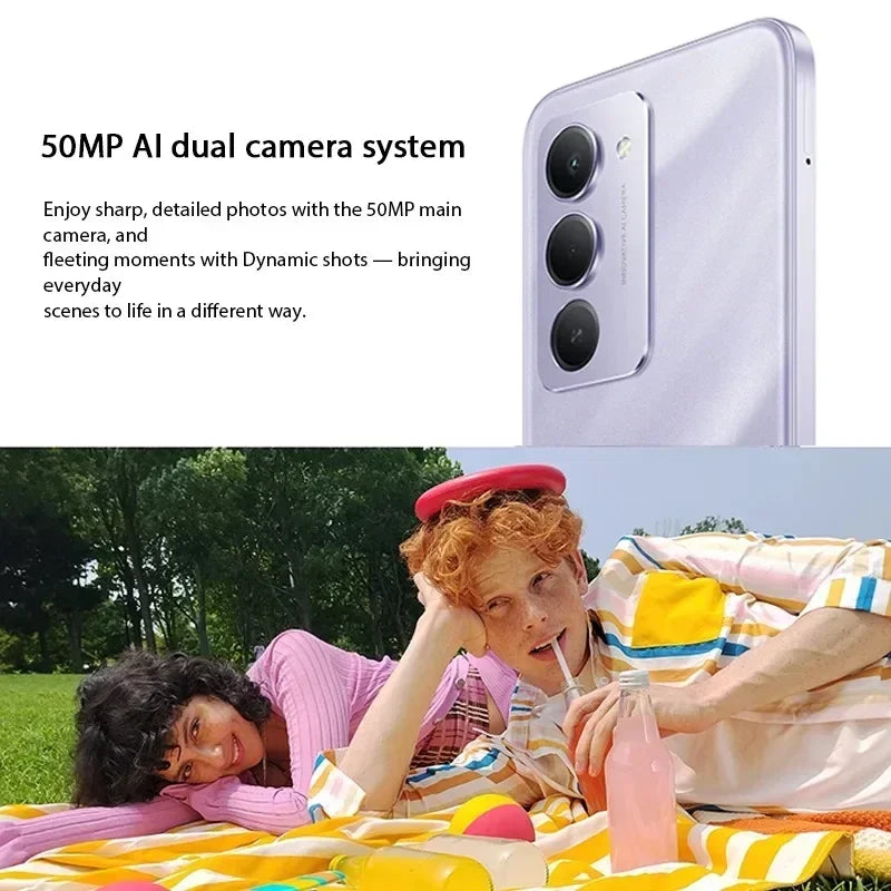 Redmi 15 Global Version Smartphone 50MP 6.9" Up to 144Hz Snapdragon 685 Mobile Platform 33W Fast Charging 7000mAh Battery IP64