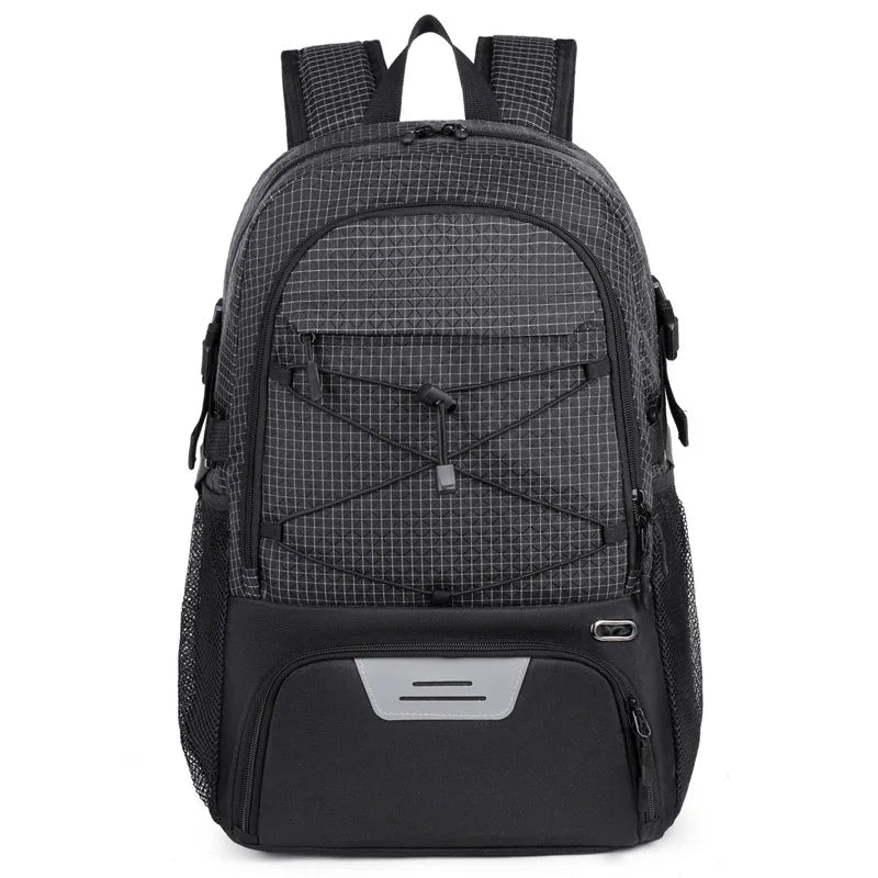 Sports Basketball Backpack Commuting Hiking Trekking Camping Bag Shoes Pocket Outdoor Travel Soccer Gym Football Schoolbag