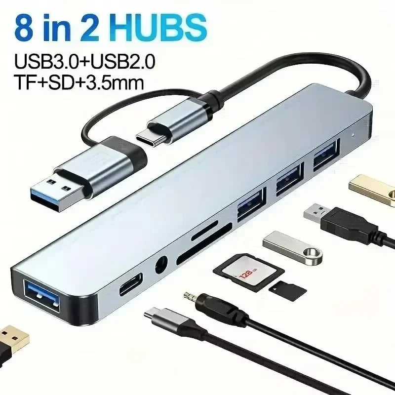 USB C HUB 3in1 Type C 3.0 to HDMI-compatible Docking Station PD Fast Charge 4K HDMI Adapter Splitter For MacBook Phone Computer