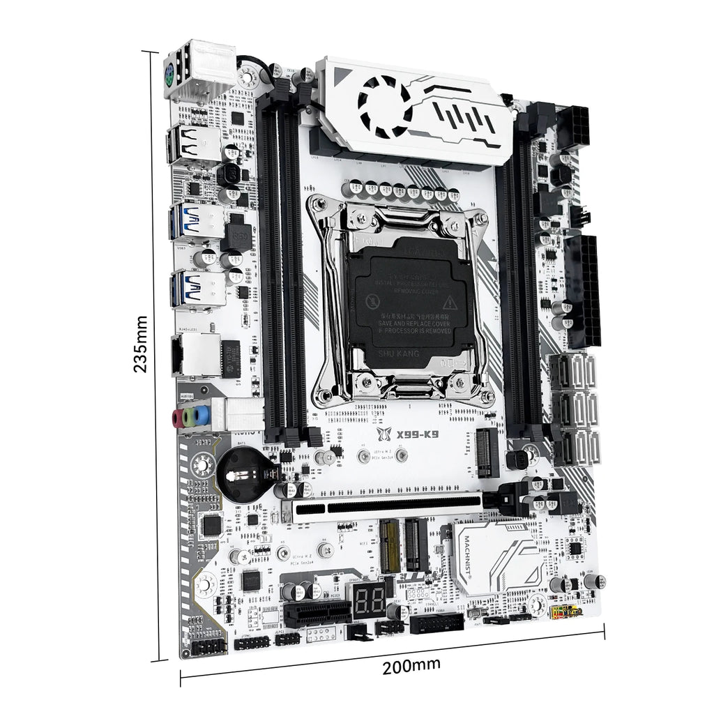 MACHINIST X99 K9 Motherboard Combo LGA 2011-3 Xeon E5 2697 V4 CPU DDR4 32GB RAM Support Four channels Memory TPM Interface
