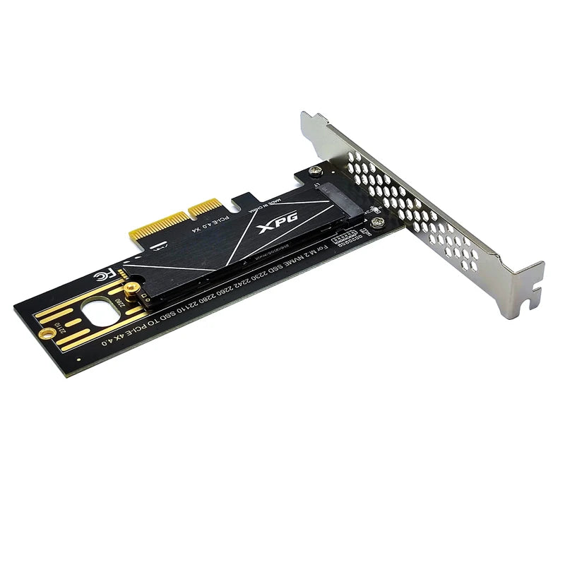 NVME PCIE Adapter M.2 Expansion Card 64Gbps PCIe4.0 X4 Gen4 M-key for 2230 2242 2260 2280 22110 M.2 SSD M.2 NVME to PCIE Adapter