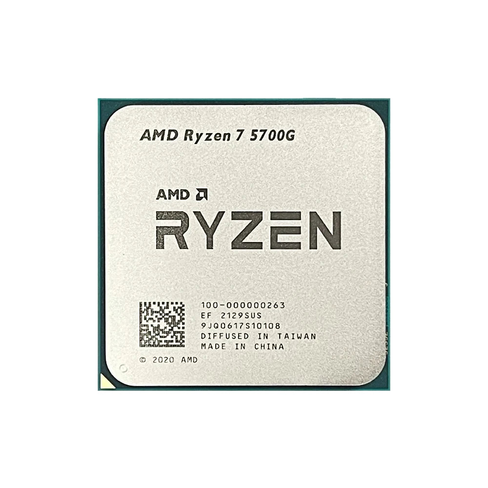 AMD Ryzen 7 5700G NEW CPU 4.6GHz 8-Core 16-Thread R7 5700G L3=16M 7NM Socket AM4 DDR4 Processor 65W but without cooler