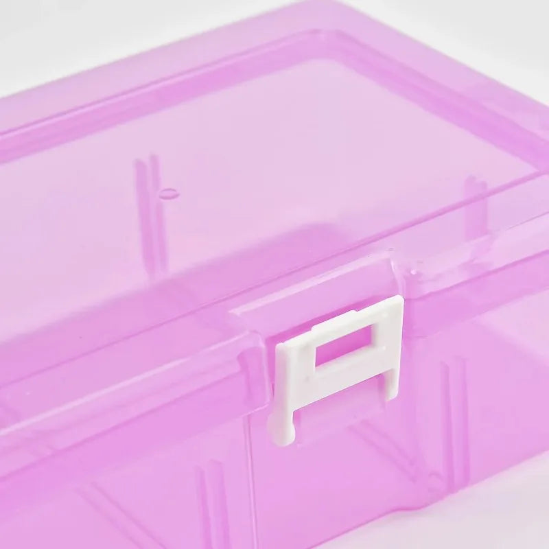 Transparent Plastic Storage Boxes For Jewelry Hardware Accessories Small Items DIY Crafts Cosmetics