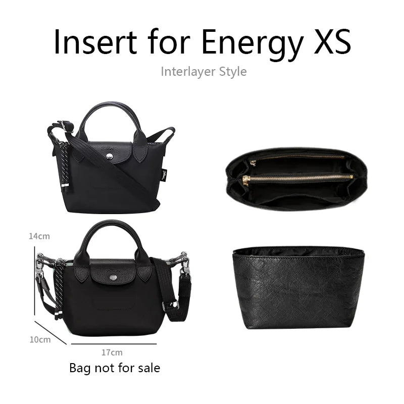 Bag Organizer Insert For Longchamp Energy Small Medium Mini Bag Dupont Paper Bag Support Bag Insert Inner Bag Bag Accessories