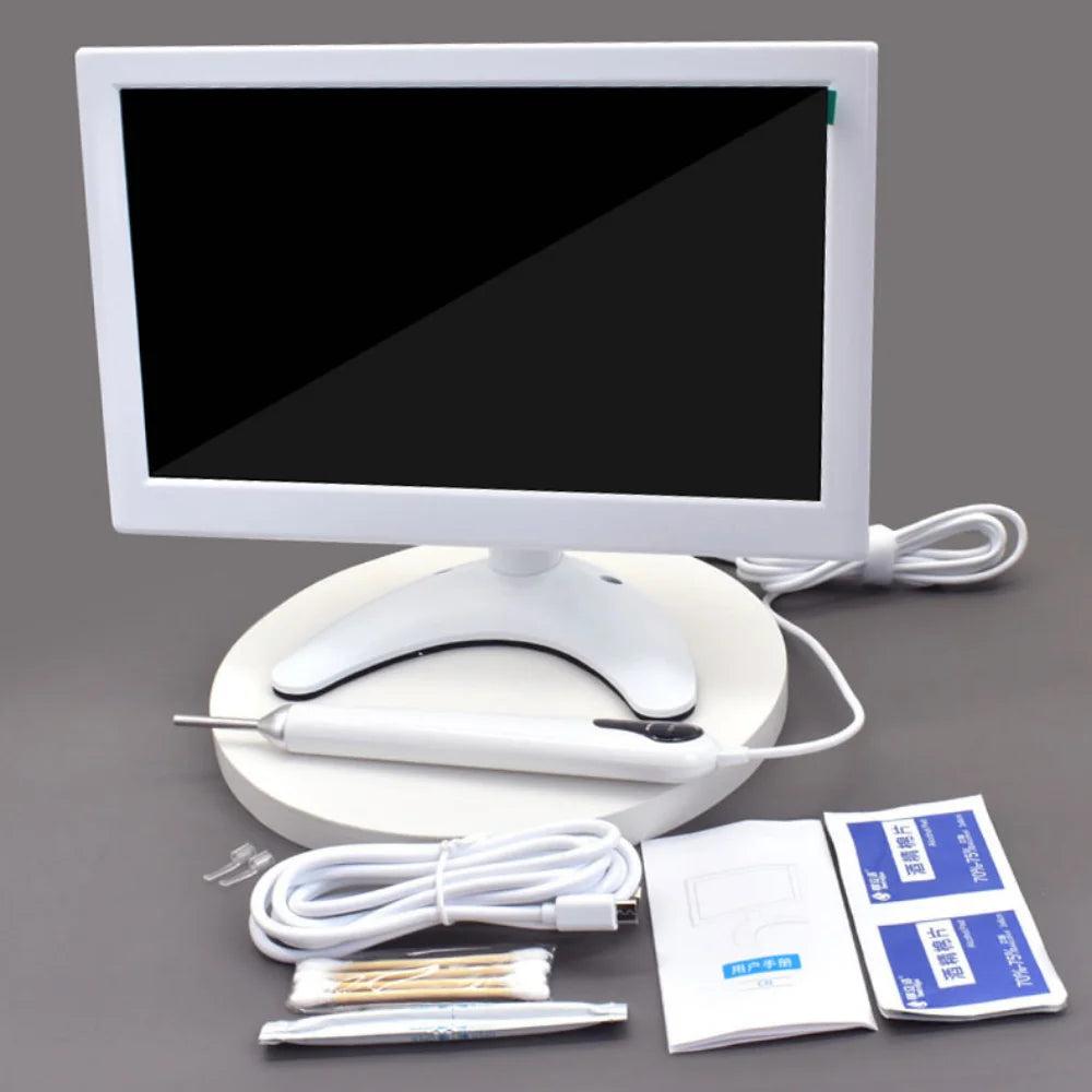 3.2mm Lens Digital Otoscope with 1080P HD 10.1 Inches Screen Ear Scope ENT Endoscope Ear Cleaner Tools 3500mAh Battery