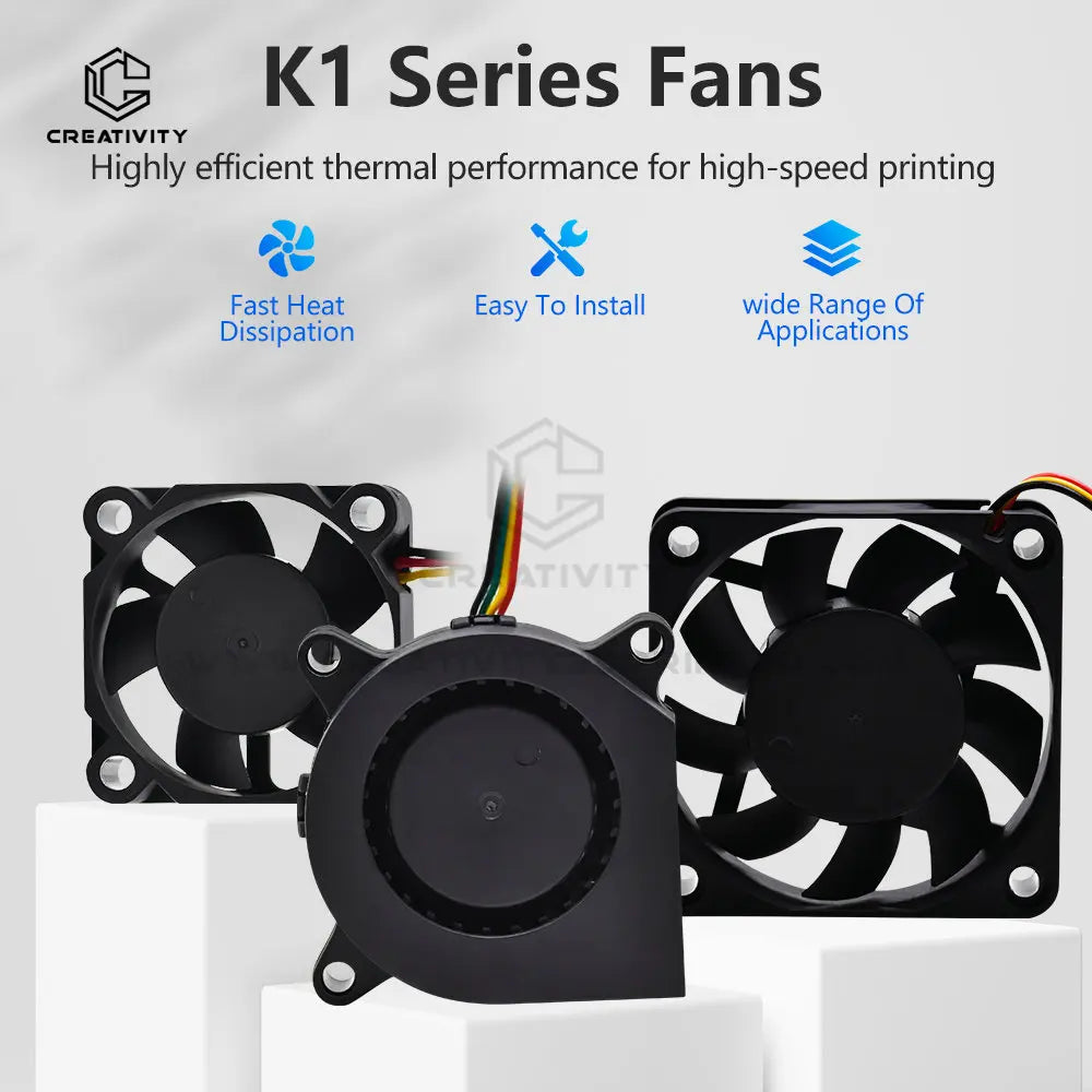K1C/K1 MAX Fans 4020 Blower Fan DC 24V 3010 Axial Cooling Fan Extruder Hotend Heat Sink Fan for K1/K1C/K1 MAX 3D Printer