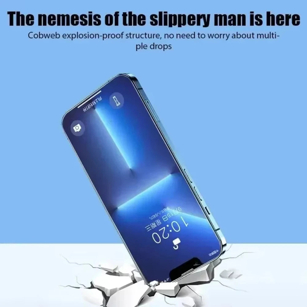 NNBILI 1-2Pcs Matte Tempered Glass For iPhone 16 15 14 12 11 13 Pro Max 16E Anti Fall And Anti Scratch Frosted Screen Protectors