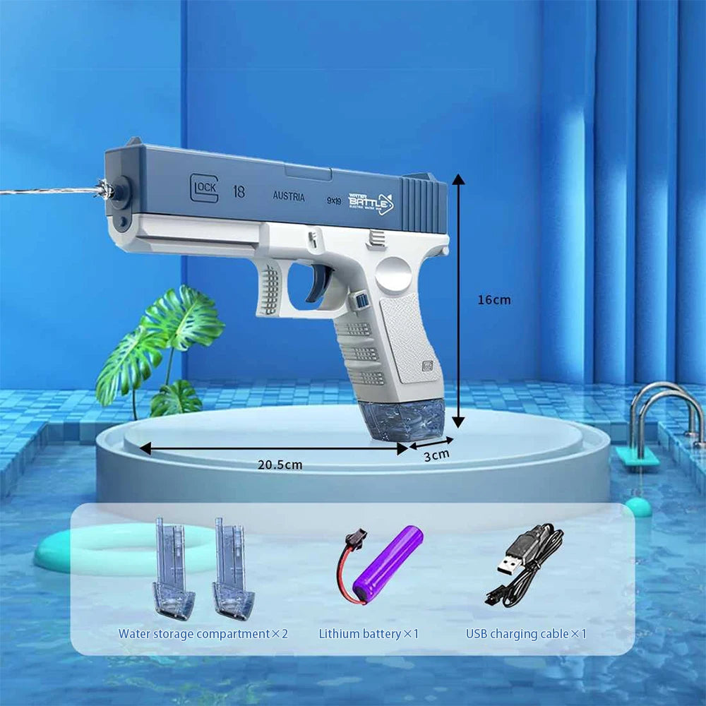Automatic Electric Water Gun 500cc Large Capacity Super Strong Distance 10m Children and Adults Leak Proof Water Battle