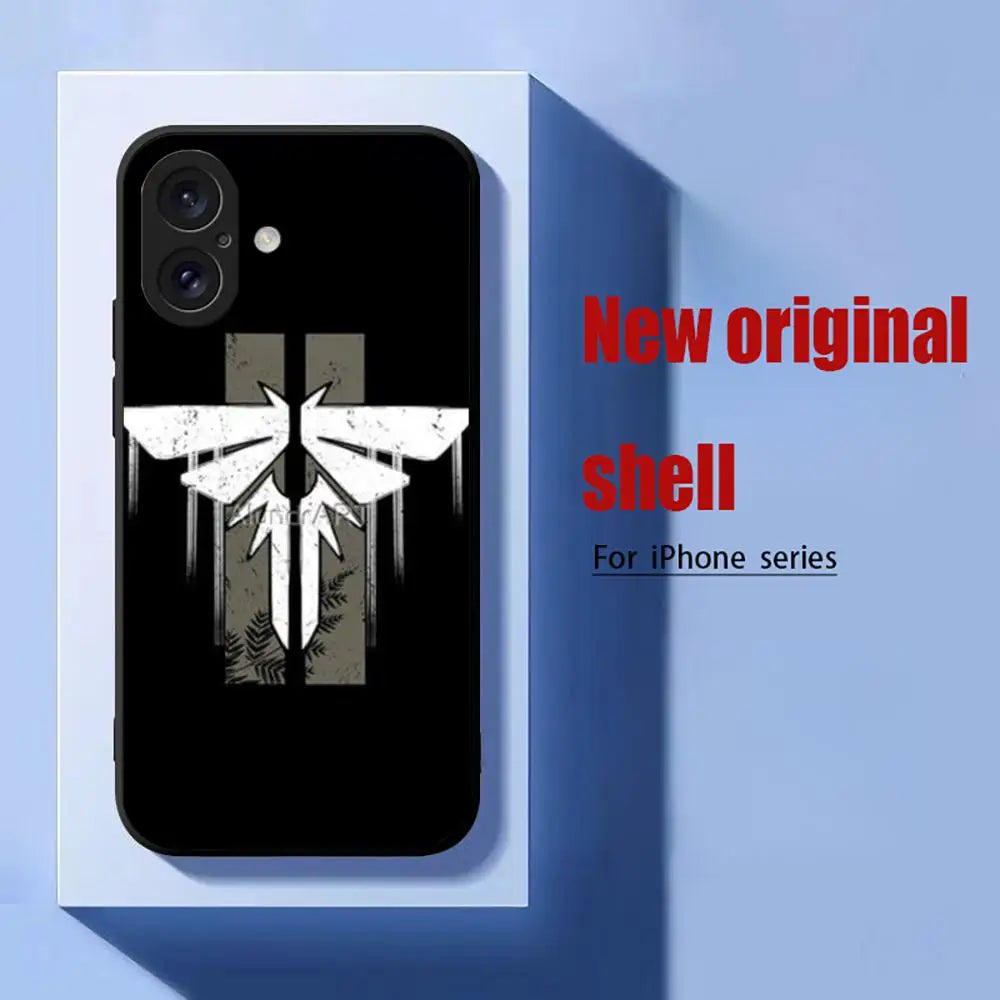 thelastofusES Phone Case For iPhone 16 15 14 13 12 11 X XR XS XSMAX 8 Plus Mini Pro Max Soft Black Phone Cover