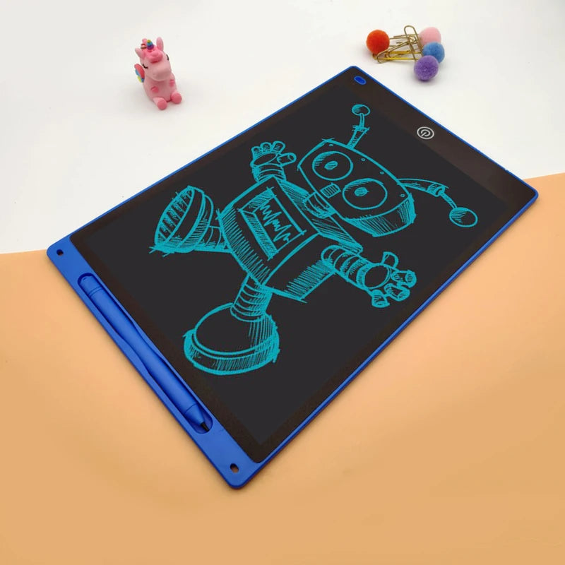 12 Inch Electronic Drawing Board(Brightness Increase By 20%), Writing Tablet For Kids, Colorful Screen Doodle Board