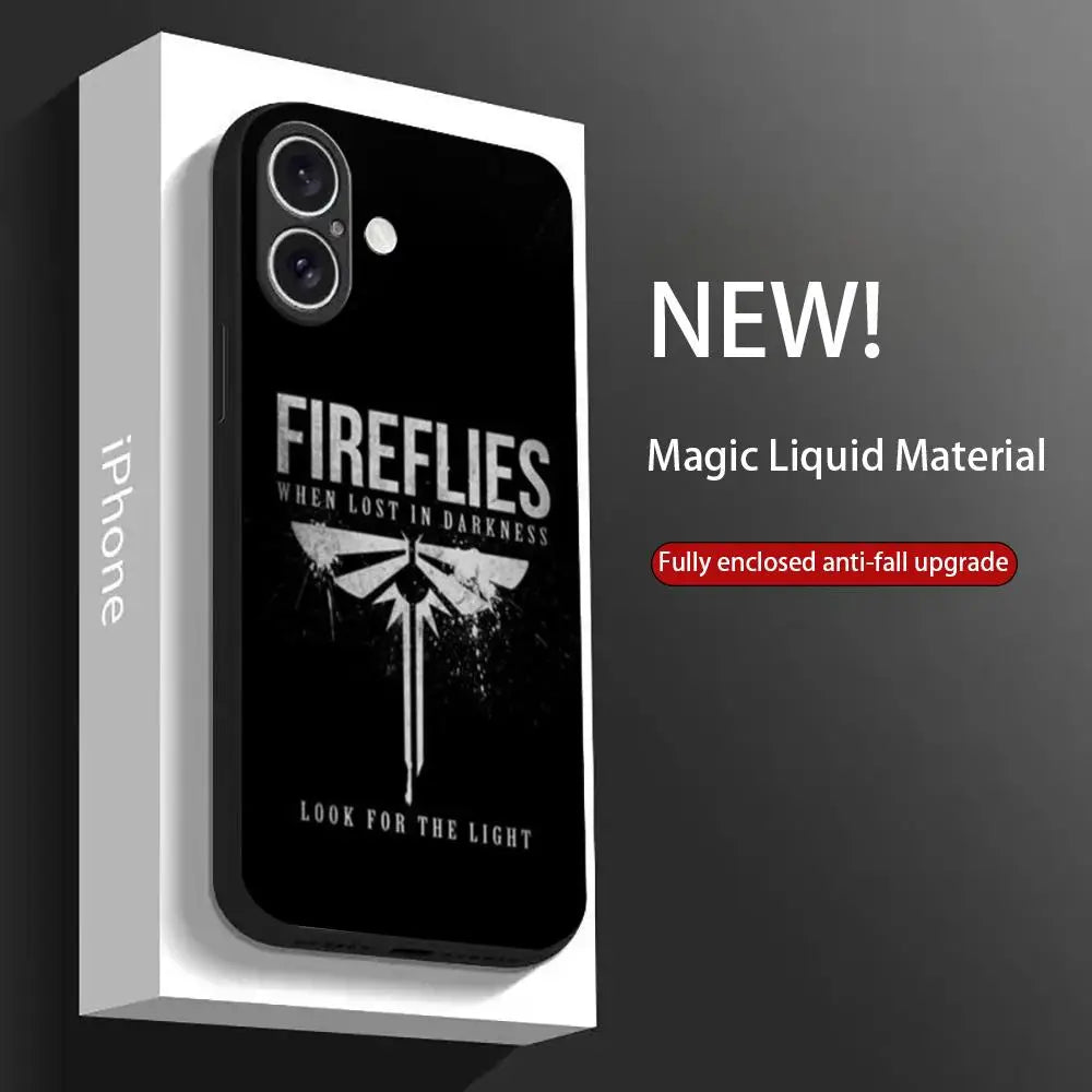 thelastofusES Phone Case For iPhone 16 15 14 13 12 11 X XR XS XSMAX 8 Plus Mini Pro Max Soft Black Phone Cover