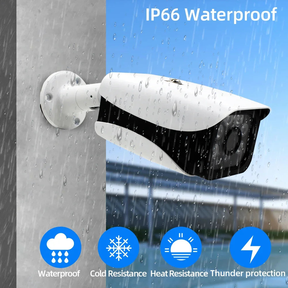 XMEYE Face Detection 4K CCTV Analog Security Camera BNC Outdoor Waterproof H.265 8MP 5MP AHD Bullet Surveillance Camera for DVR