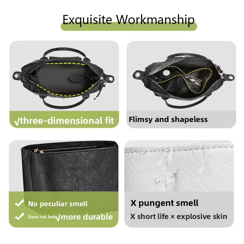 Bag Organizer Insert For Longchamp Energy Small Medium Mini Bag Dupont Paper Bag Support Bag Insert Inner Bag Bag Accessories