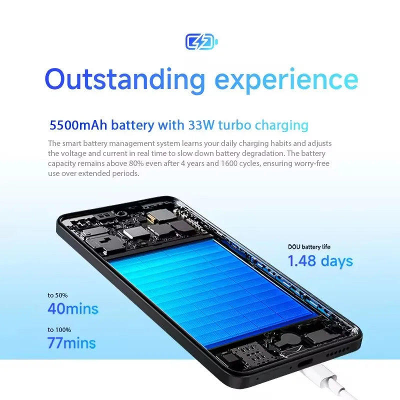 UK Version Xiaomi Redmi Note 14 4G Smartphone Helio G99-Ultra 6.67'' AMOLED Display 120Hz108MP AI Camera 5500mAh Battery NFC