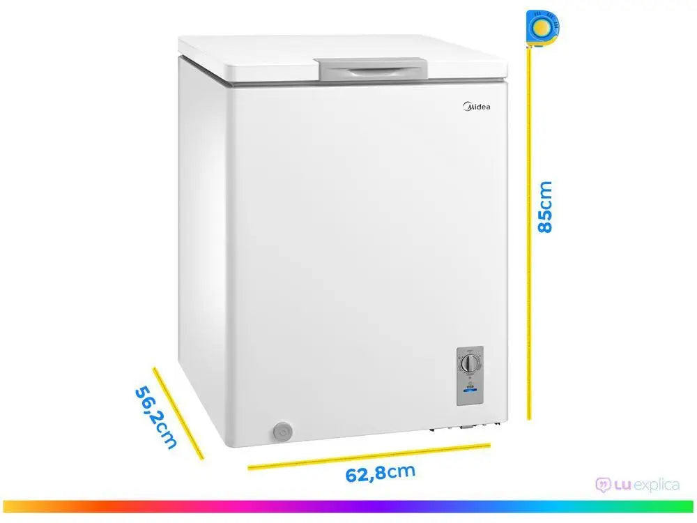 Midea 145L MDRT207SLA012 Horizontal Freezer-220V