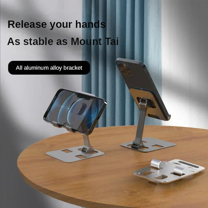 Foldable Mobile Phone Holder Stand Tablet Desk Mount Table Flexible Adjustable Desktop Live Lazy Bracket Support For All Phones