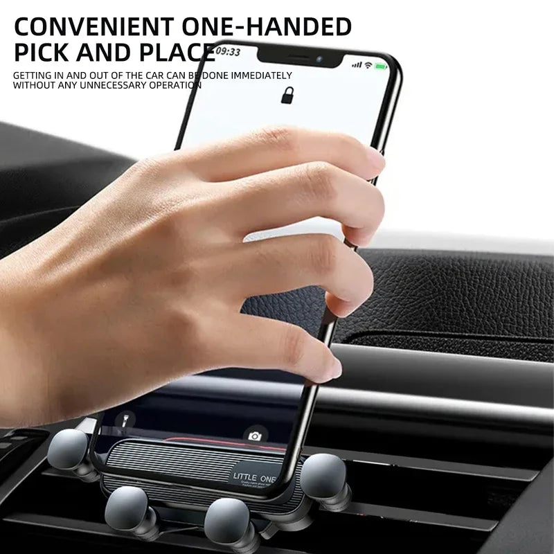 Car Phone Holder Air Vent Clip Mount Universal Mobile Stand for GPS Support Compatible with iPhone 13/12 pro Xiaomi Samsung
