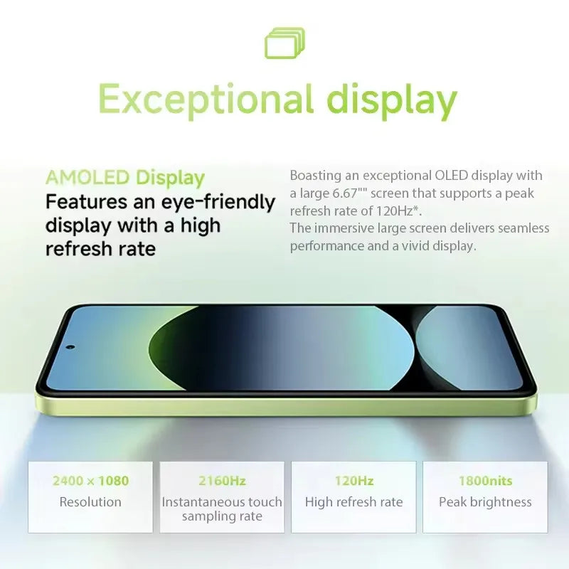 UK Version Xiaomi Redmi Note 14 4G Smartphone Helio G99-Ultra 6.67'' AMOLED Display 120Hz108MP AI Camera 5500mAh Battery NFC