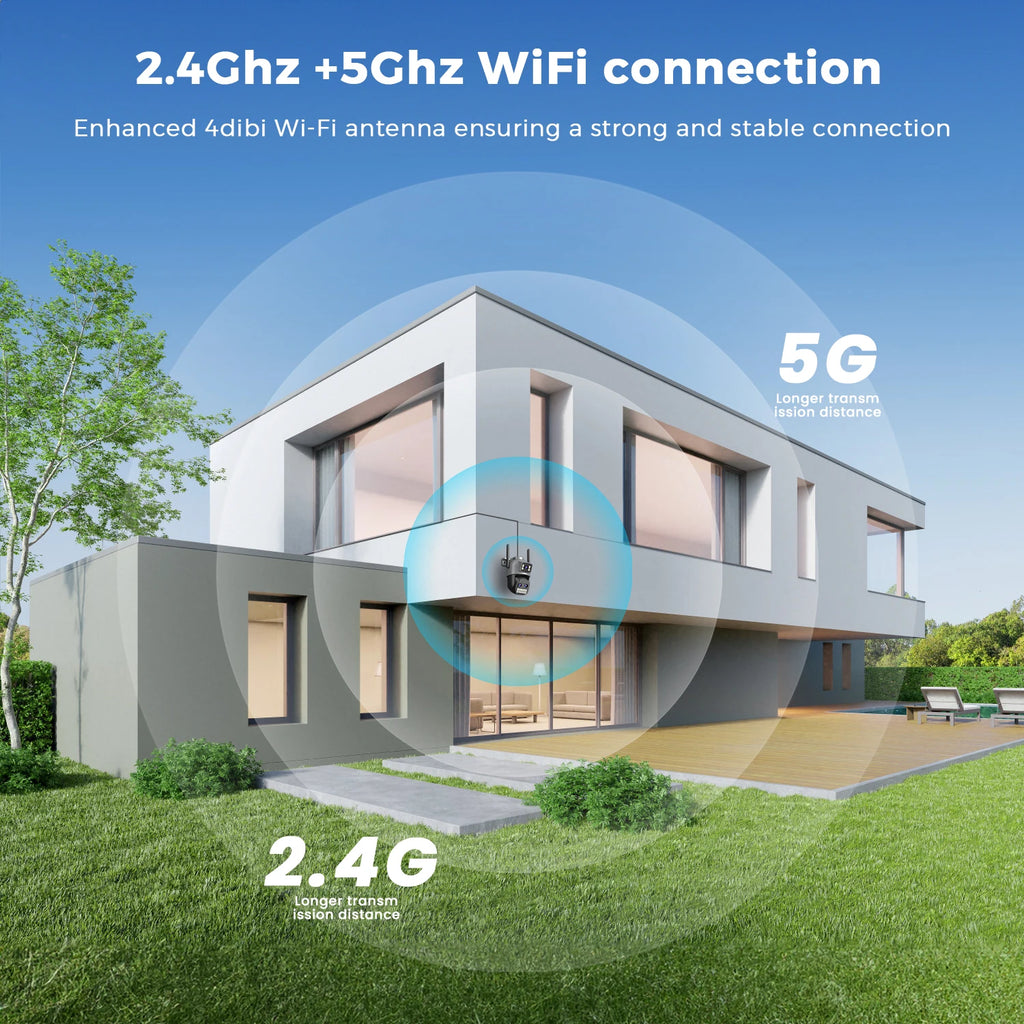 BESDER 15MP Wifi Camera Outdoor Dual Screen 10X Digital Zoom CCTV Video Surveillance Cam PTZ 8MP Security IP Camera O-Kam Pro