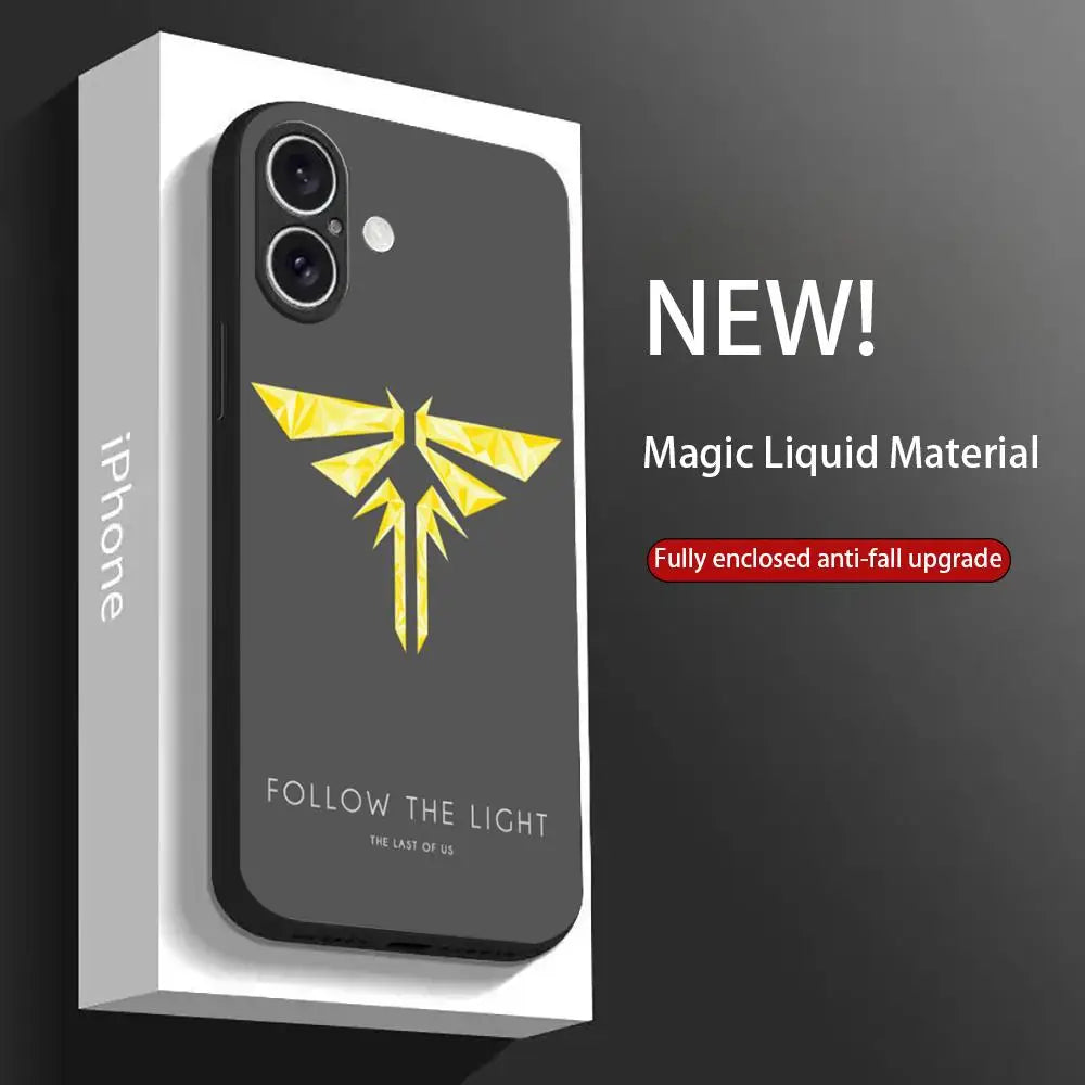 thelastofusES Phone Case For iPhone 16 15 14 13 12 11 X XR XS XSMAX 8 Plus Mini Pro Max Soft Black Phone Cover