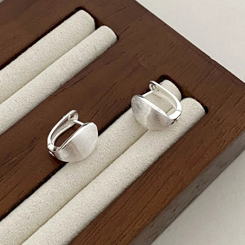 New 925 Sterling Silver Stud Earrings Golden Pretzel Clear CZ Geometric Punk For Women Girl Gift Jewelry Dropshipping Wholesale