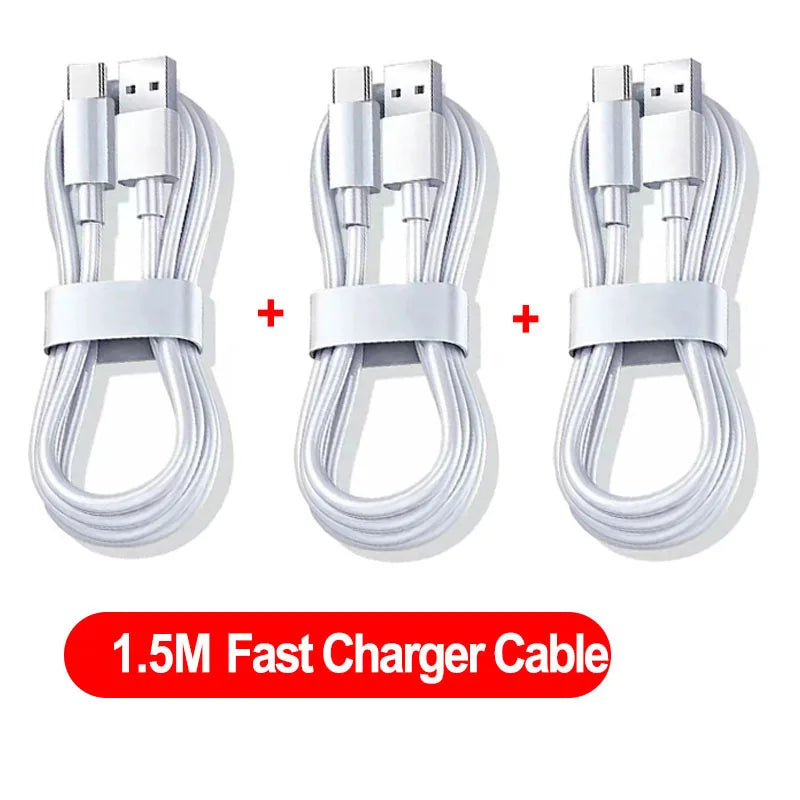 NNBILI 1-3PCS 10A 100W Type C Super Fast Charging Cable Data Cord For  Huawei OPPO vivo Quick Charing,not iPhone、xiaomi、samsung
