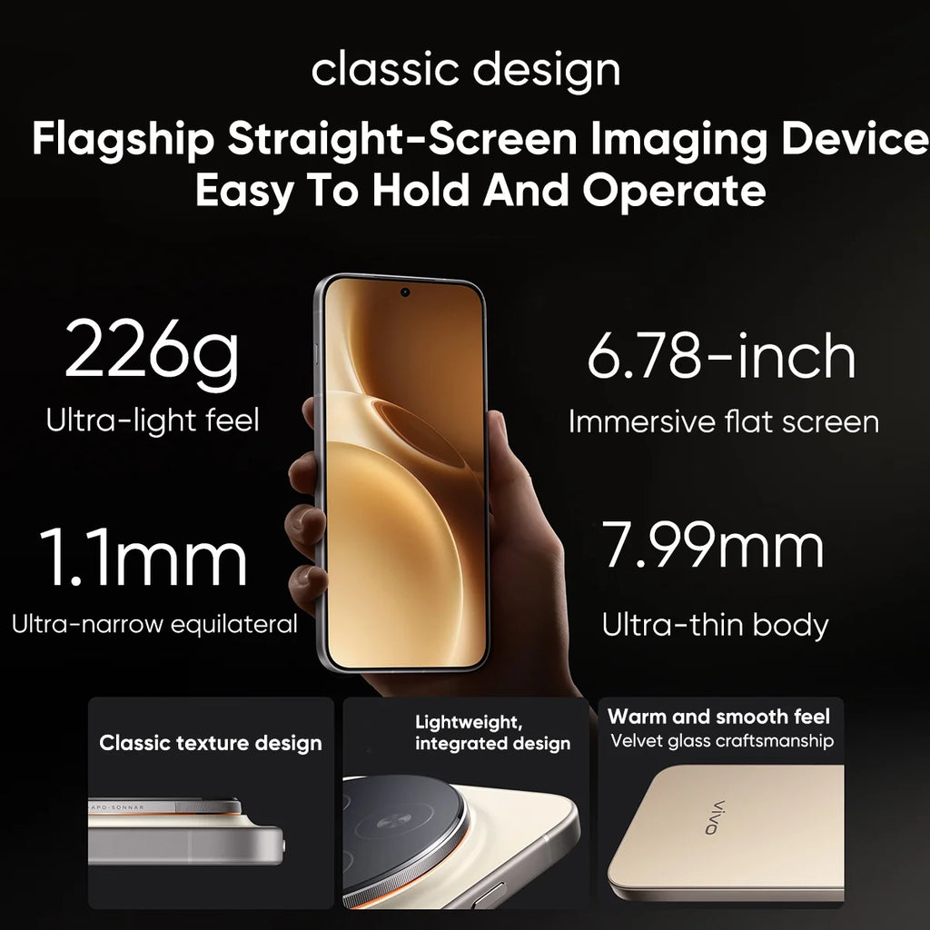 Vivo X300 Pro 5G smartphone android MediaTek Dimensity 9500  200MP Zeiss APO Super Telephoto Lens 6.78”AMOLED 120hz 6510mAh NFC