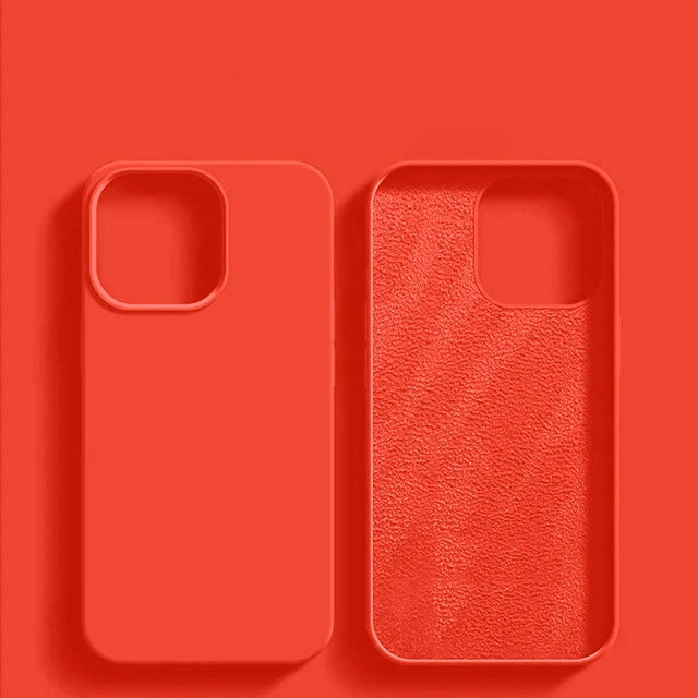 Original Liquid Silicone Phone Case For APPLE iPhone 11 13 12 14 15 Pro Max Cases For iPhone 15 Plus Shockproof Protective Cover