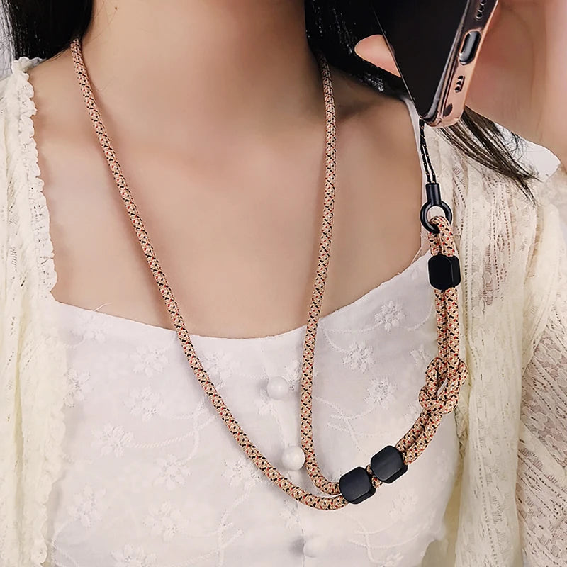 2023 New Lanyard Cell Phone Wrist Hand Strap Cord to Hang the Mobile Rope Smartphone Shoulder Phone Chain Key Strap for IPhone