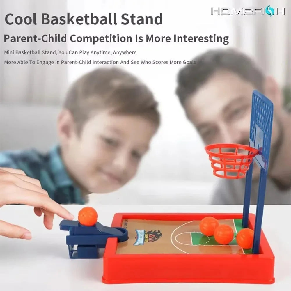 Mini basketball machine desktop portable travel or office game set, suitable for indoor or outdoor use