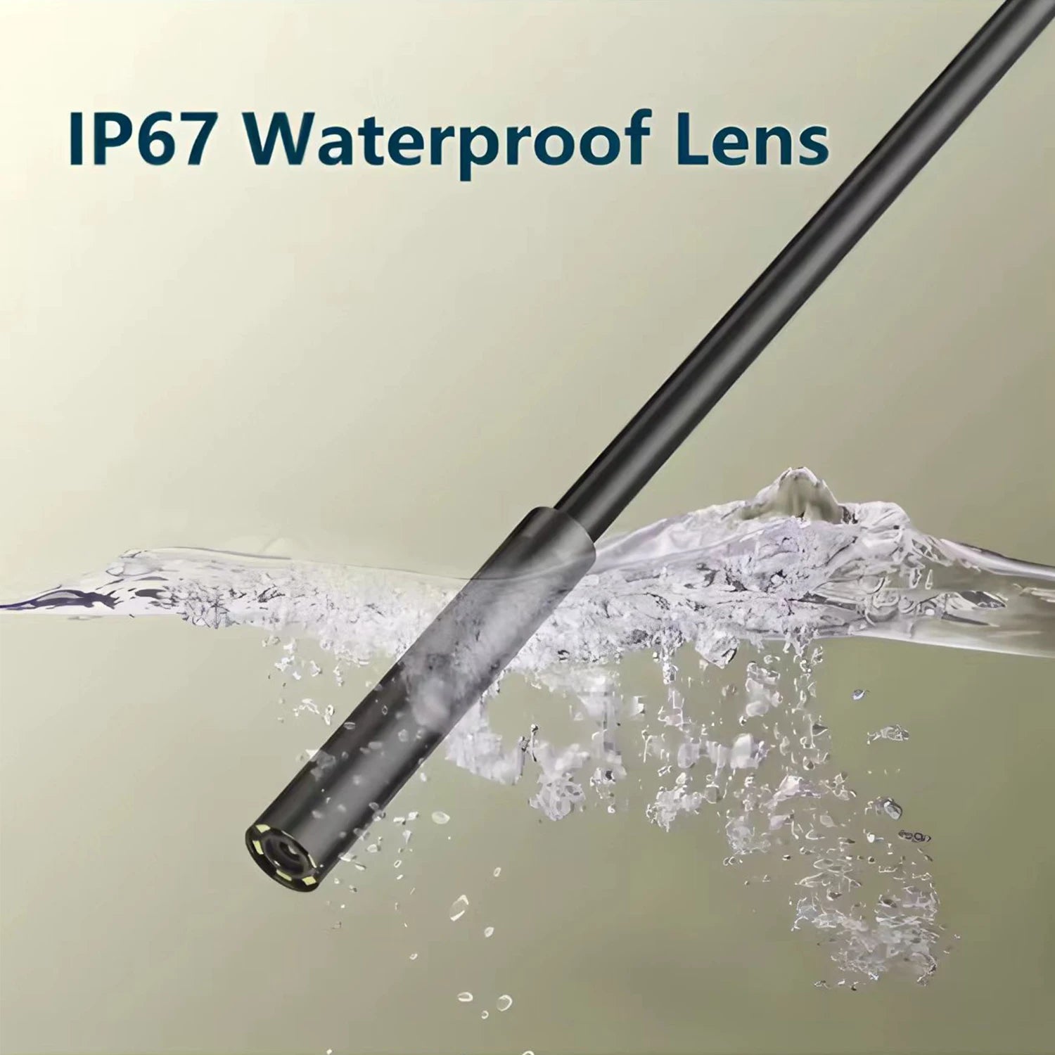 8MM Android Endoscope Camera 3 IN1 Micro USB Type C Borescope Mini Camera Waterproof LED Car Inspection