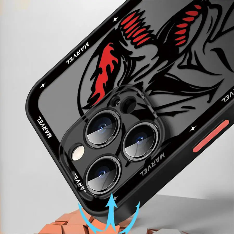 Case for iPhone 17 Pro Max Air 7 8 SE 11 XS XR 12 16 Plus 14 15 13 Mini Funda Back Phone Cover Marvel Groot Venom